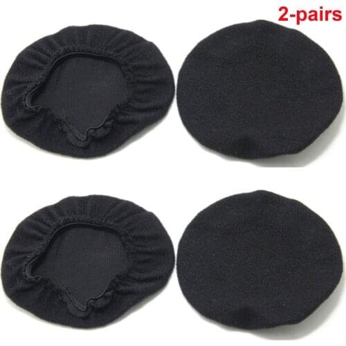 2Pairs Deluxe Comfortable Cloth Ear Seal Covers for David Clark Kore Avcomm Pilot-USA ASA Flightcom Aviation Headsets