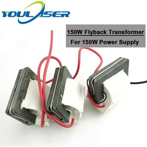 3pcs/lot High Voltage Flyback Transformer 150W Laser Power Supply For Co2 Laser Engraving Cutting Machine