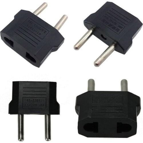 5pcs High Quality US USA to European Euro EU Travel Charger Adapter Plug Outlet Converter Adapter