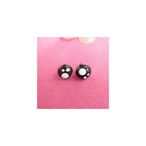 60pcs/lot 8mm/10mm /12mm/14m/16mm cute animal toy eyes plastic safety eyes with washer for plush doll accessories