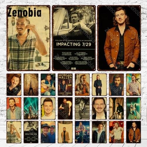 One Piece Metal Posters Famous Actor Tin Signs Wall Art Stickers for Man Cave Bedroom Decorative Iron Painting Plates Home Decor