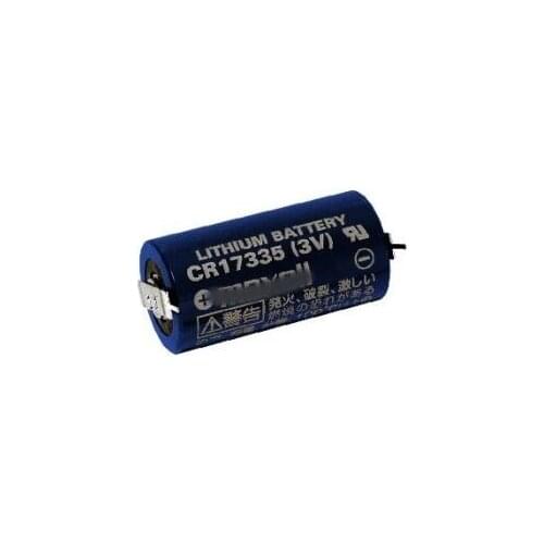 2PCS Brand new original Japan CR17335 A98L-0031-0026 lithium battery with solder feet