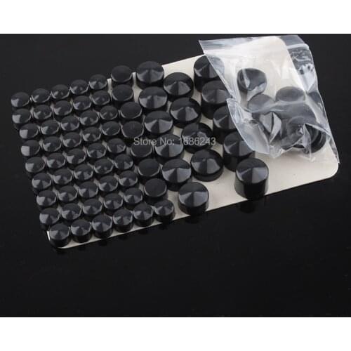 Bolt Topper Caps Cover Kits Fits For Harley Davidson Twin Cam Dyna 1991-2013 91 92 93-13 Black Chrome New