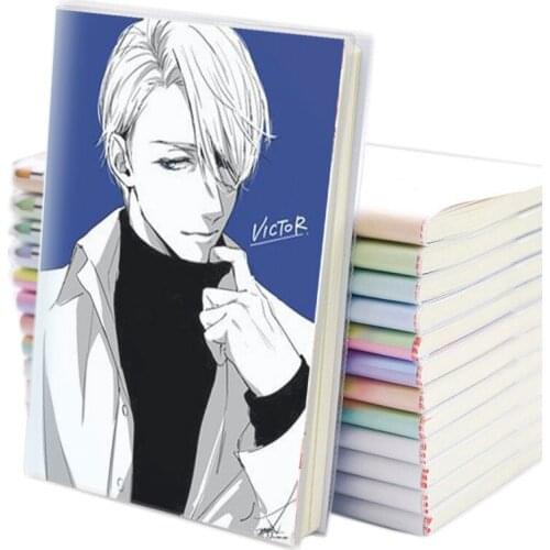 Manga Yuri On Ice Viktor Poster Notebook Note Book Writing Pad Anime Figure Figura Otabek Plisetsky Nikiforov Yurio Wig Cosplay