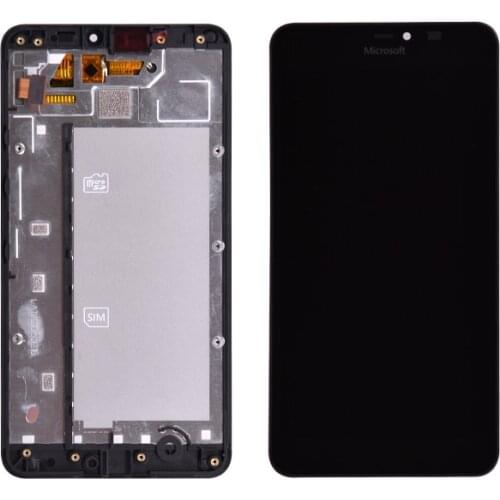 Original For Microsoft Nokia Lumia 640xl 640 xl LCD Display and Touch Screen Digitizer Assembly with frame free shipping