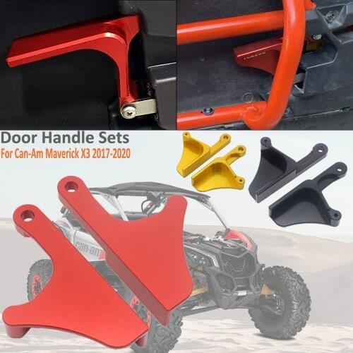 Fit For Can-Am Maverick X3 X DS RS Turbo R Max 2 & 4 Door 2017-2020 2019 2018 Billet Aluminum Anodized Door Handle Latches Sets