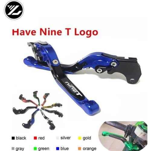 R NINET LOGO For BMW R NINE T NINET 2014 2015 2016 Motorcycle Adjustable Folding Extendable Brake Clutch Lever