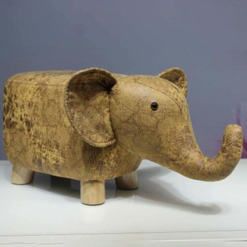 Растущий стул Sillas Door Change Shoe Animal Small Sitting Stools Creative Solid Wood Living Room Children Cartoon Dining Chairs