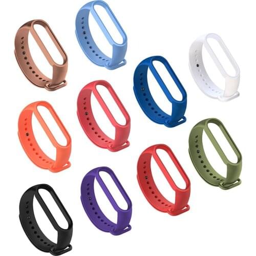 For Xiaomi Mi Band 5 Silicone TPU+TPE Replacement Wristband Smart Bracelet Watchband For Xiomi Mi Band5 Miband 5 Wrist Strap