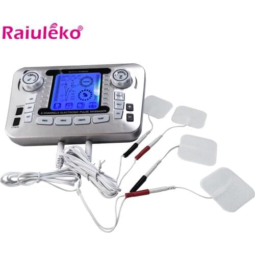 Tens EMS Muscle Stimulator 12Modes Electric Pulse Massager Digital Therapy Machine Massager Pain Relief Tool Health Care Machine