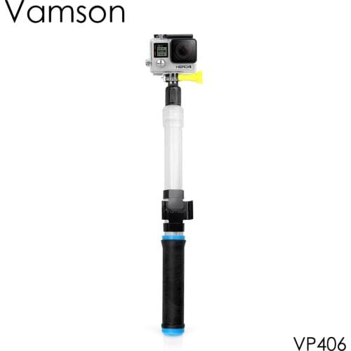 Vamson for GoPro Accessories Floating Extension Pole Stick Floaty Monopod for GoPro Hero 7 6 5 4 3+for SJ4000 VP406