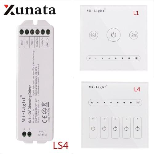 Mi light L1/L4/LS4 Smart Wireless 2.4G RF Panel Control Led Dimmer Controller for Led Bulb Strip