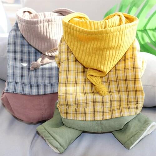 Winter Dog Jumpsuit Overalls Small Dog Clothes Outfit Puppy Coat Jacket Hooded Apparel Yorkshire Pomeranian Poodle Pet Clothing