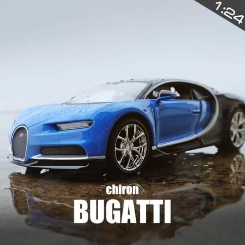 1:24 Toy Car Bugatti Chiron Metal Toy Alloy Car Diecasts & Toy Vehicles Car Model Miniature Scale Model Car Toys For Children