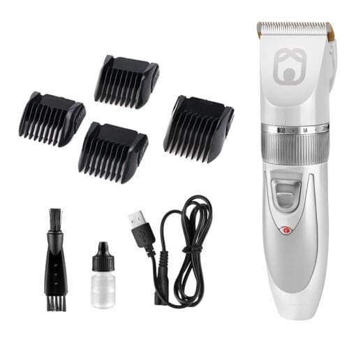 2020 Trimmer Electrical Pet Hair Trimmer Rechargeable Pet Dog Cat Low-noise Hair Clipper Grooming Shaver Cut Machine Set