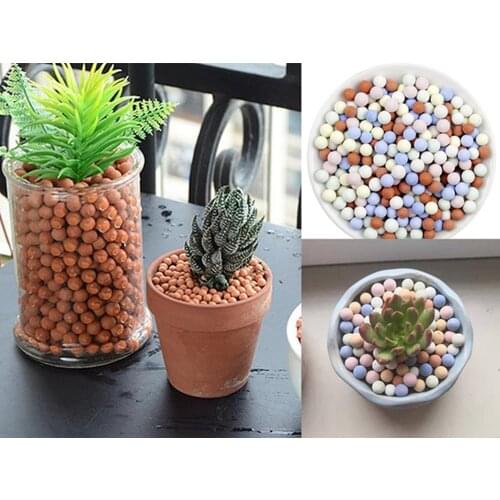 500g Solid Ceramsite Expanded Clay Pebbles Grow Media Orchids Succulent Plant Hydroponics Pellets