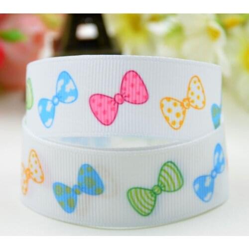 22mm 25mm 38mm 75mm Ruban satin Bow Cartoon Character printed Grosgrain Ribbon party decoration X-01580 10 Yards