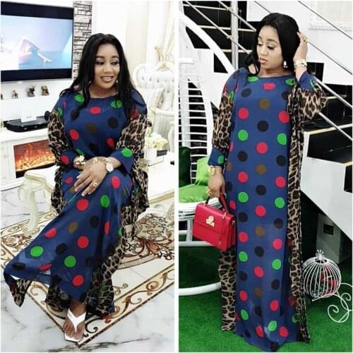 African Dresses For Women Dashiki Summer Plus Size Africa Dress African Clothes Ladies Traditional Boubou Robe Africain
