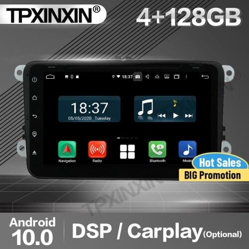 128G Carplay Car Radio 2 Din Stereo Receiver Android For Superb Octavia II Fabia 2005-2007 2008 2009 2010 GPS Player Audio Unit