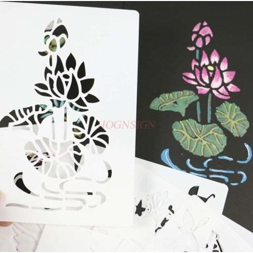 Childrens puzzle hand drawn drawing board painting template painting template