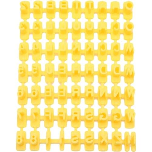 DIY Cookies Biscuit Number Letter Stamp Embosser Fondant Cake Decorating Mold Braking Cutter Free Mash Mold QB878447