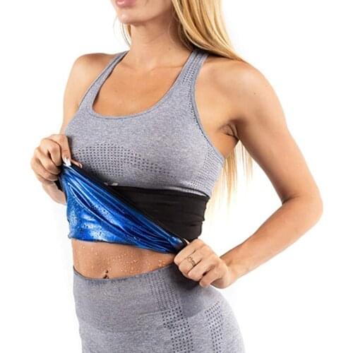 Women Sauna Shaper Belt Thermo Body Shapewear Men Unisex Slimming Girdle Workout Waist Trainer Corset Gym Abdomen Fat Burning