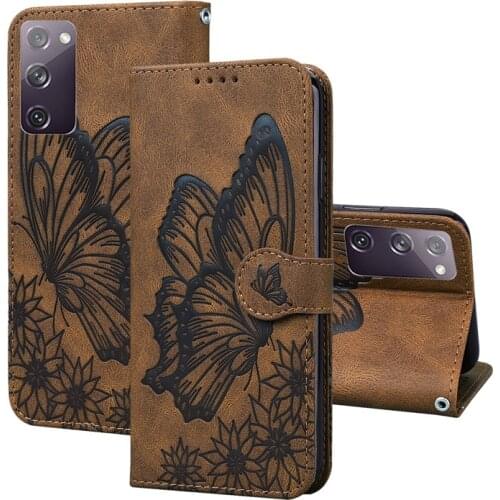 For Samsung Galaxy A12 A22 A32 A42 A52 A72 A82 A21S S20 FE A51 A71 A10S A20S A30S A50 Butterfly Leather Wallet Case Flip Cover