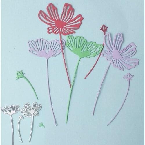 Lotus leaves, lotus flowers, decorative paintings, metal cutting scrapbooks, paper card stamp albums, new templates