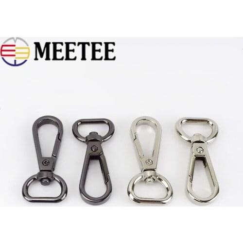 4/10pcs 16x48mm Metal Snap Buckle Dog Collar Webbing Lobster Hook Clasp DIY Bags Strap Hang Clip Hardware Accessories BF364