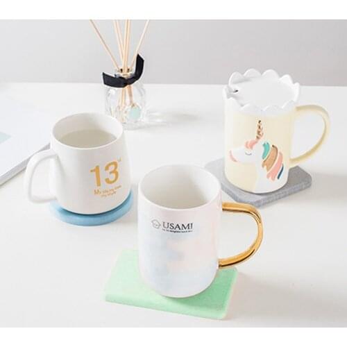 Cup Mat Pad Coaster Multi-Color Diatomaceous Earth Absorbing Cup Pad Slip Insulation Pad Hot Drink