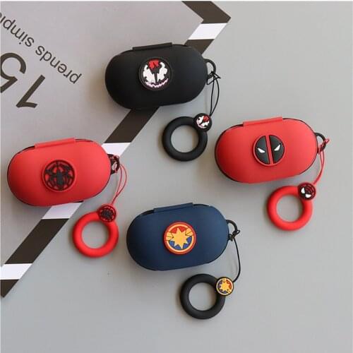 Cartoon Silicone Cover for Samsung Galaxy Buds / Buds+ Plus Case Bluetooth Headset Charging Box Cover Wireless Headphone Case