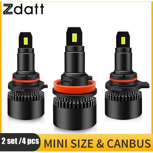New Car LED Headlight Bulb H1 H7 H8 H9 H4 LED Lamp Canbus Mini 50W 12000LM 12V 6000K 9005 HB3 9006 HB4 Fog Lights Auto Headlamp