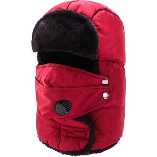 New Unisex Winter Warm Soft comfortable Earflap Scarf Hat Windproof Lei Feng Cap Ski Hat Riding Hat perfect gifts for Christmas