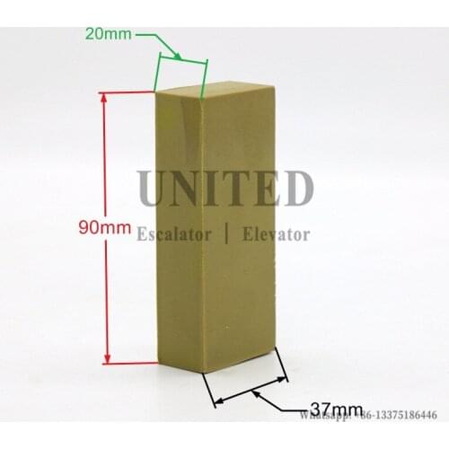 Elevator Cushion For 3300 3600 Elevator Accessories Rubber Cushion 90mm*37mm*20mm
