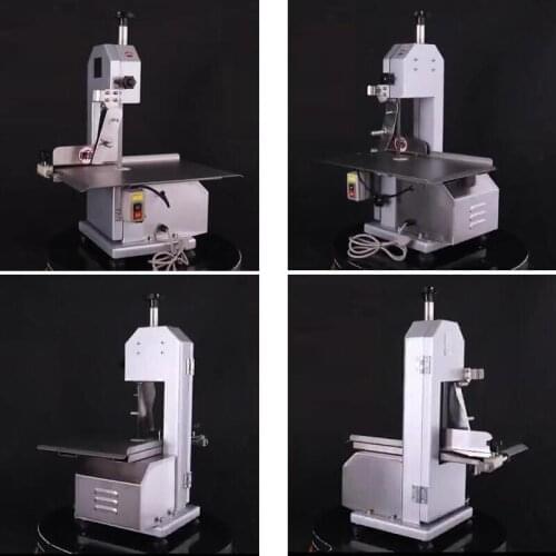 Commercial meat band saw cutting machine bone cutting machine Freeze meat fish cutter machine slice meat machine for Household