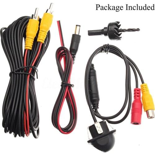 Universal 170 Wide Angle 8LED Night Vision Car Rear View IP68 Waterproof Back Up Reverse Camera Parking Assistance