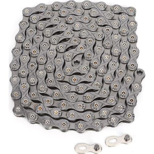 Bicycle Chain RX10 Stainless Steel Gray 10/30 Speed Mountain Bike Variable Speed Electroplating Chain Bicycle Accessory