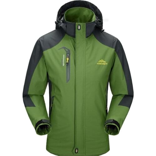 Windproof Windbreaker Outdoor Camping Trekking Climbing Waterproof Jackets Mountainskin Spring Autumn Men Softshell Hiking