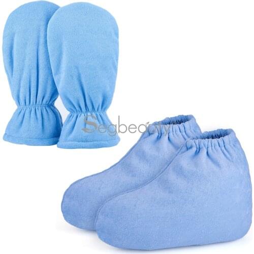 Segbeauty Paraffin Wax Protection Spa Bath Gloves Booties Mitts and Cozies Therapy Warmer Heater Care Treatment