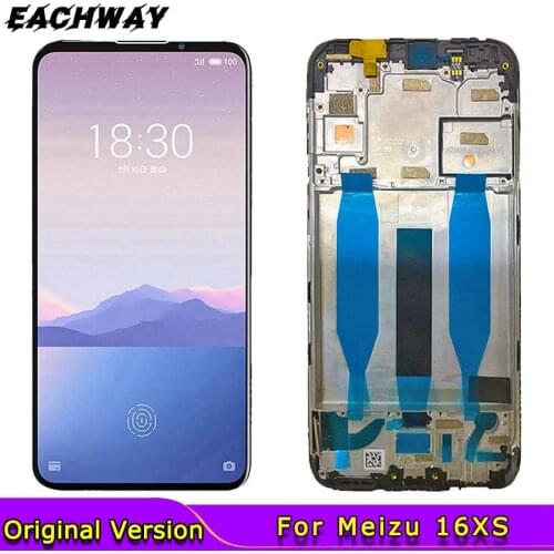 For 16XS Meizu 16XS LCD Display + Digitizer Assembly Touch Screen Replacement Parts Cellphone 6.2" for Meizu 16XS LCD 16 XS