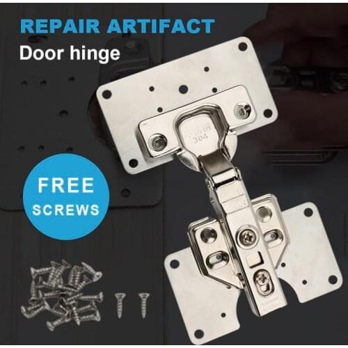 1/2/3 Set Hinge Repair Plate for Cabinet Furniture Drawer Window Stainless Steel Plate фурнитура для мебели