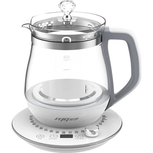1.8L Health Pot High Borosilicate Glass Flower Tea Pot Multifunctional Intelligent Reservation Heat Preservation Electric Kettle