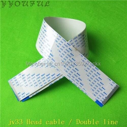 1set wide format printer Mimaki JV33 JV5 Mutoh VJ1604 1604W RJ1300 RJ900C VJ1204 FFC Flat printhead data cable DX5 head cable