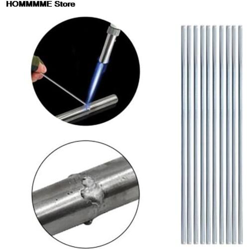 10pcs/lot Low Temperature Aluminum Welding Wire Flux Cored Al Soldering Rod No Need Solder Powder 33cm*2.0mm/33cm*1.60mm