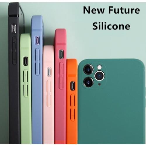 2020 New Silicone TPU Case For iPhone 11 Pro Max 12 protector Case For iPhone X XS MAX XR 7 8 PLUS SE 2020 Original Color Cover