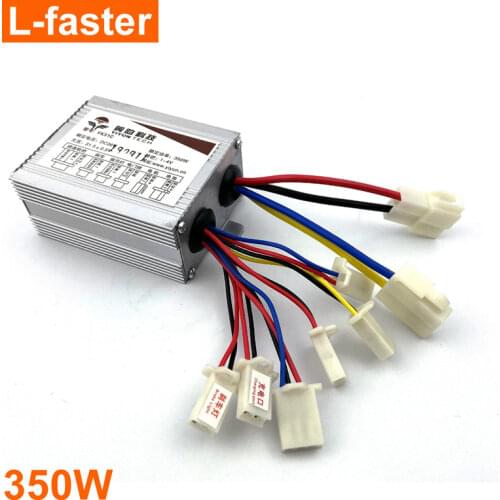 24V 36V 350W Electric Brush Motor Speed Controller For E-bike Conversion Kit Yiyun 350W Brushed DC Motor Aluminium Controller