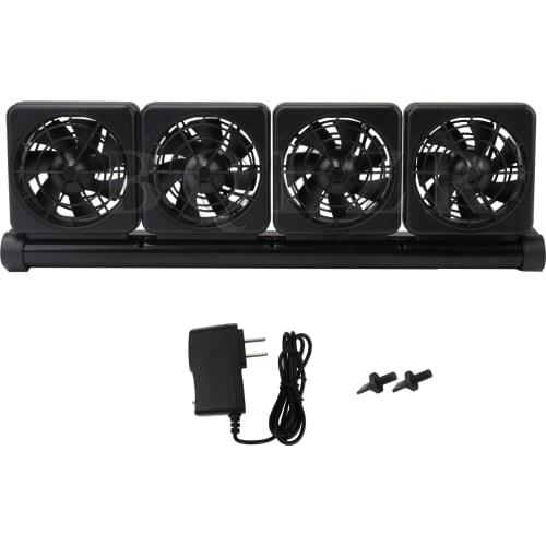 BQLZR Aquarium Water Chiller for 1/2" Aquarium Lip Width with 4 Cooling Fan