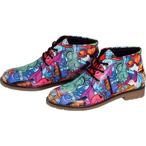 Digital printed women hashpapi boots