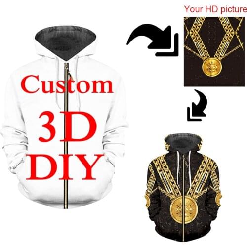 CJLM Diy Custom Design Mens Womens Clothing 3D Print Zipper Sweatshirt Hoodies Drop Shipping Wholesalers Suppliers Drop Shipper