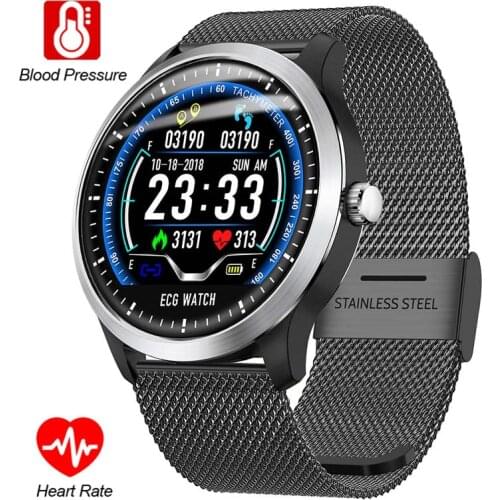 Color LCD Smart Watch ECG PPG Smart Bracelet Fitness Tracker Bracelet Heart Rate Monitor Blood Pressure Measurement Wristband